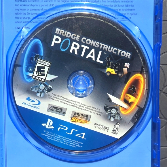 Bridge Constructor Portal Game for PS4 - Picture 3 of 4